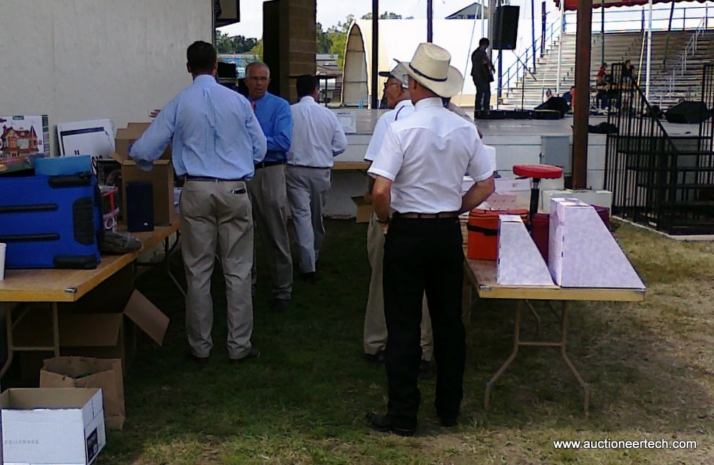 Setting up before the contest Setting up before the contest