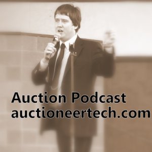 Auction Podcast graphic AuctioneerTech -Auction Podcast