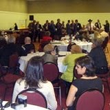 Ample ring crew at the fun auction