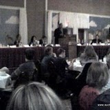 Mayor Carl Brewer addresses the KAA on opening night