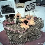 Centerpieces made by Cathy McBride