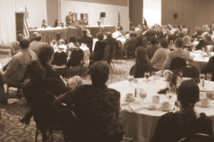Bob McBride addresses the KAA Bob McBride addresses the KAA